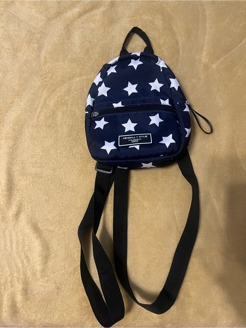 Kendall & Kylie Navy Backpack with White Star Print